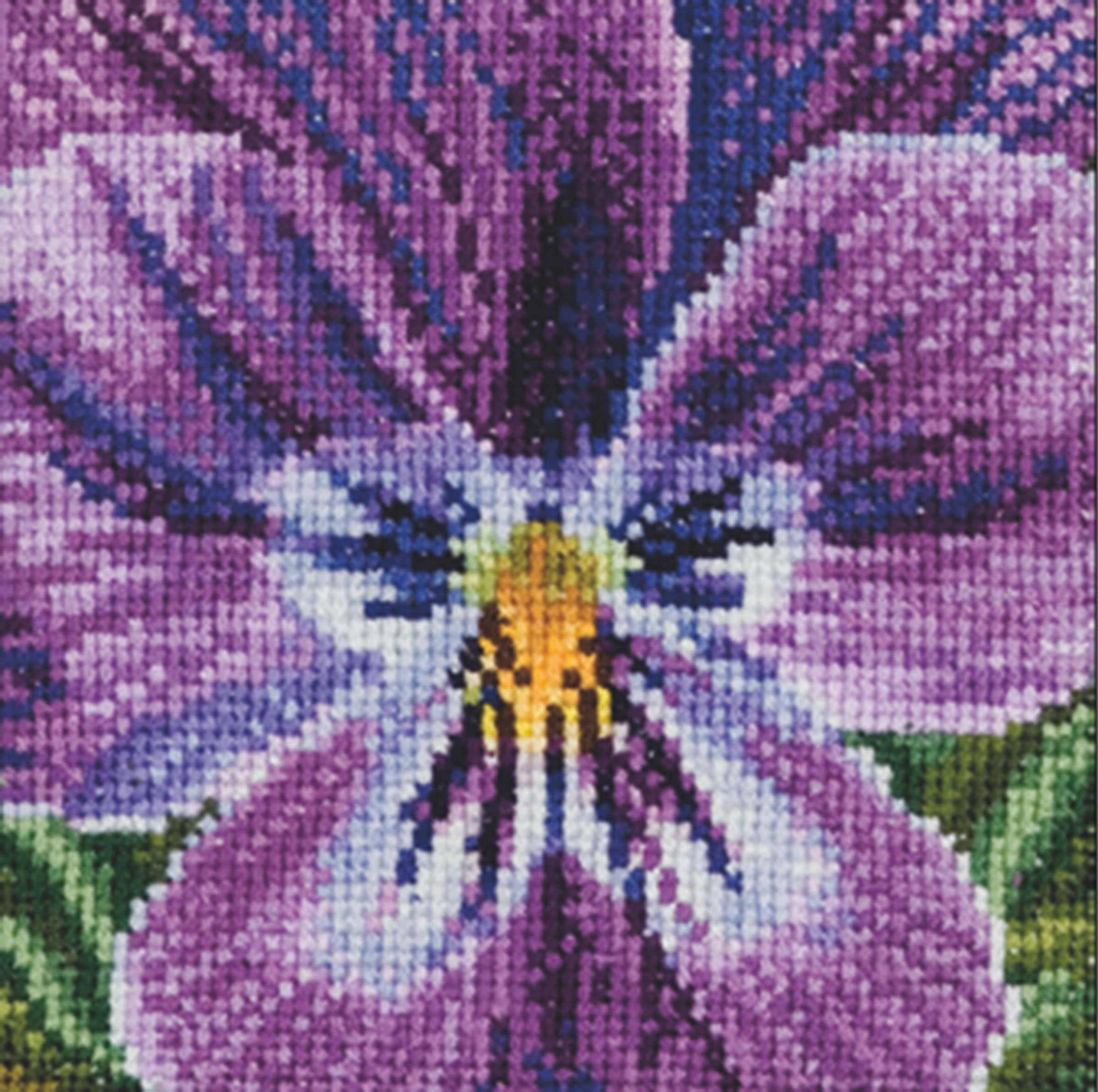 Thea Gouverneur - Counted Cross Stitch Kit - Pansy - Aida - 18 count - 456A - Thea Gouverneur Since 1959