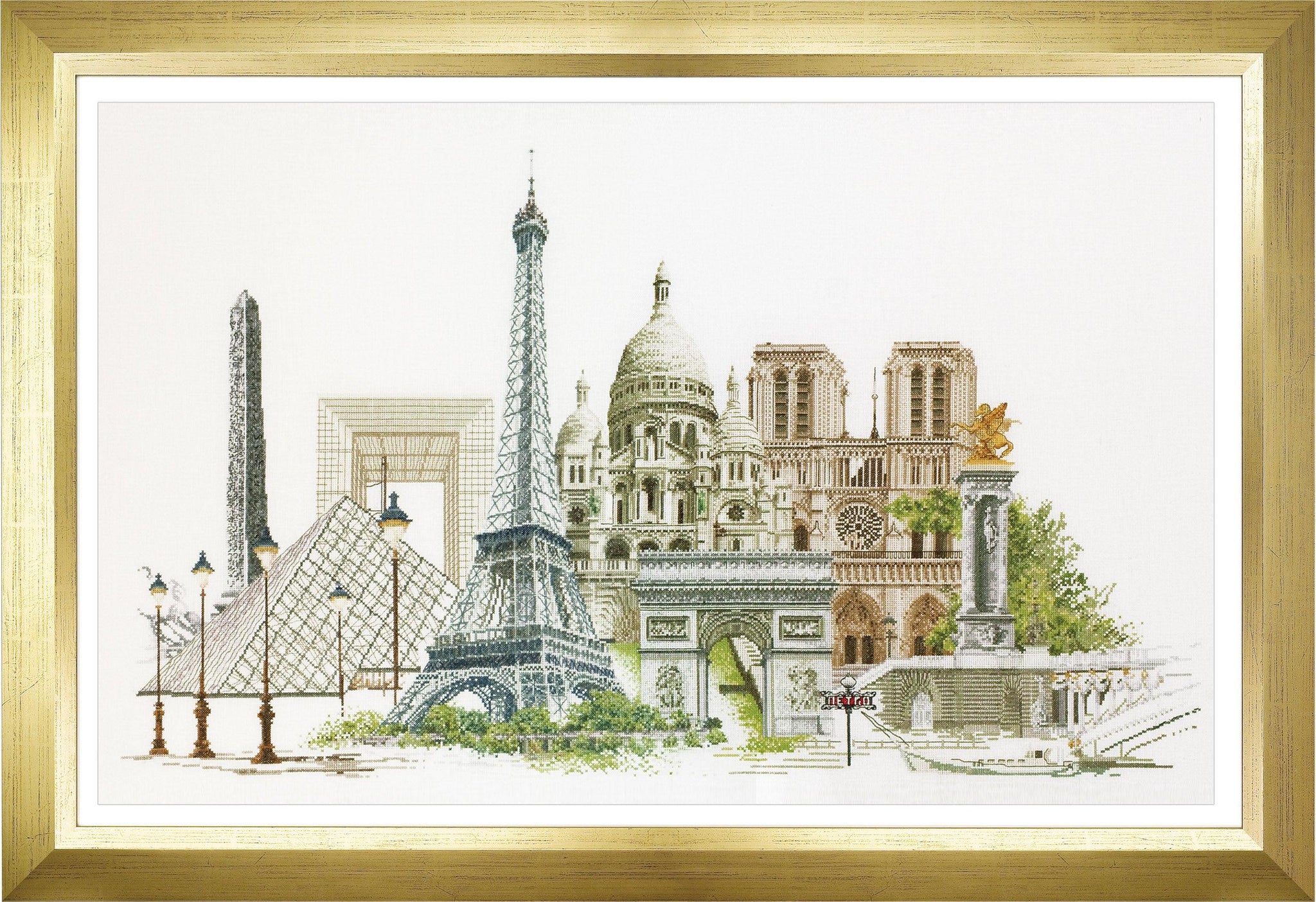 Thea Gouverneur - Counted Cross Stitch Kit - Paris - Aida - 18 count - 472A - Thea Gouverneur Since 1959