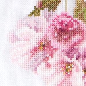 Thea Gouverneur - Counted Cross Stitch Kit - Prunus - Linen - 36 count - 512 - Thea Gouverneur Since 1959