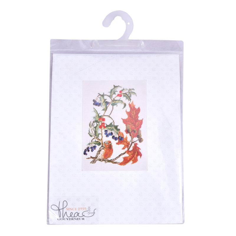 Thea Gouverneur - Counted Cross Stitch Kit - Redbreast - Aida - 16 count - 914A - Thea Gouverneur Since 1959