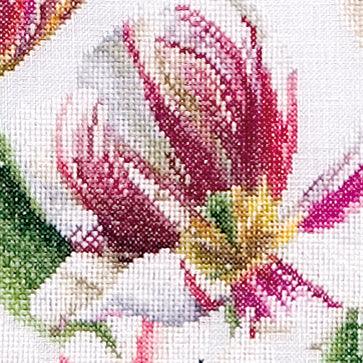 Thea Gouverneur - Counted Cross Stitch Kit - Rembrandt Tulips - Aida - 16 count - 447A - Thea Gouverneur Since 1959