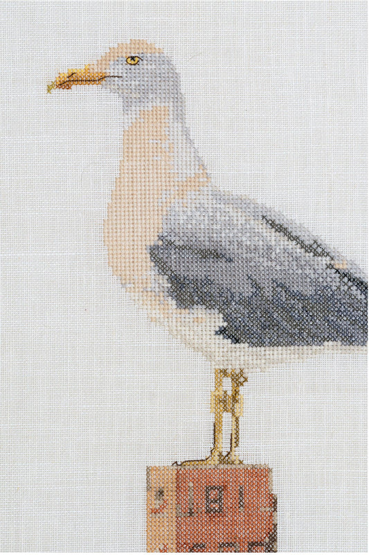 Thea Gouverneur - Counted Cross Stitch Kit - Seagull - Aida - 16 count - 1062A - Thea Gouverneur Since 1959