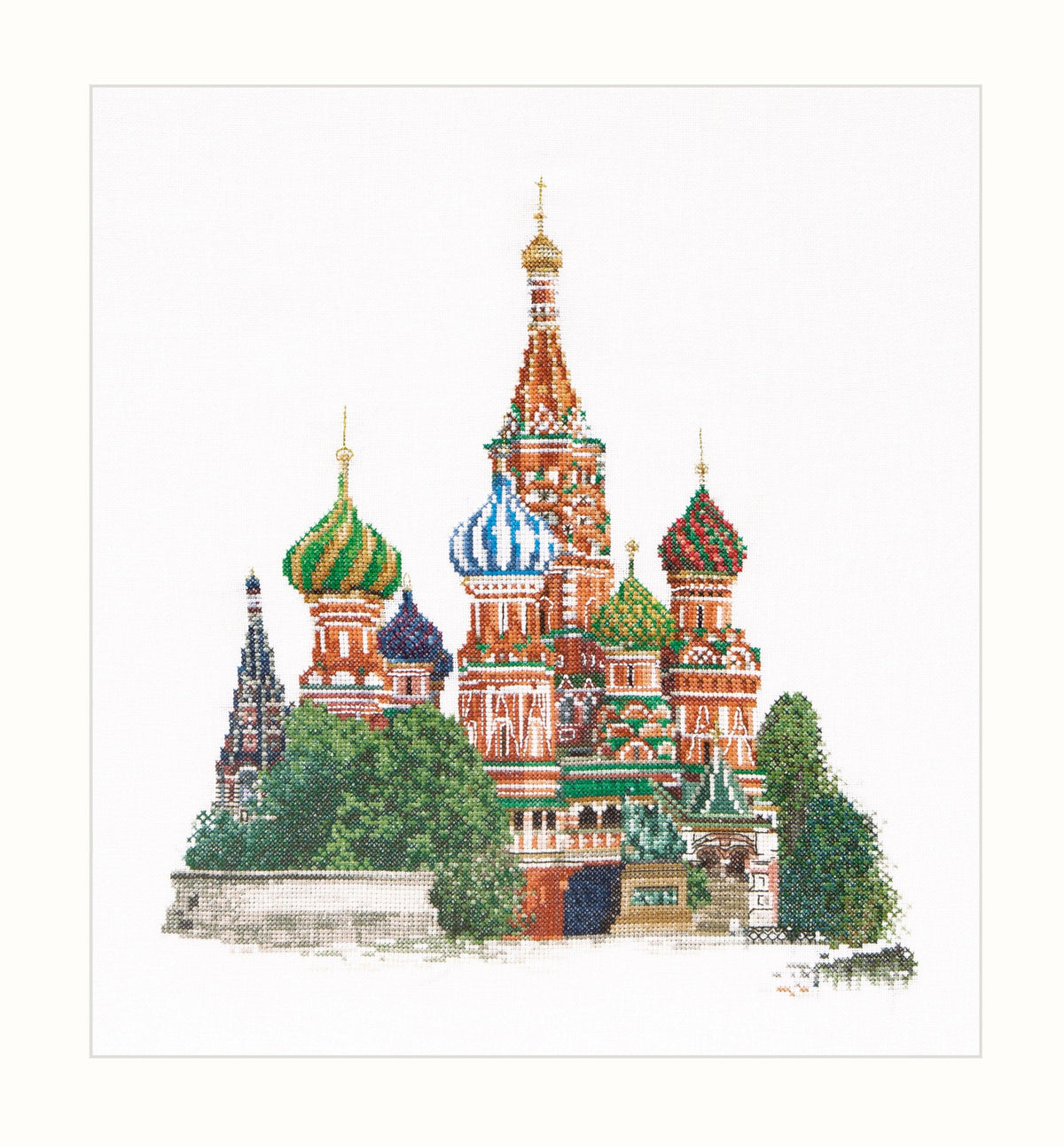 Thea Gouverneur - Counted Cross Stitch Kit - St. Basil's Cathedral Moscow Russia - Aida - 18 count - 513A - Thea Gouverneur Since 1959