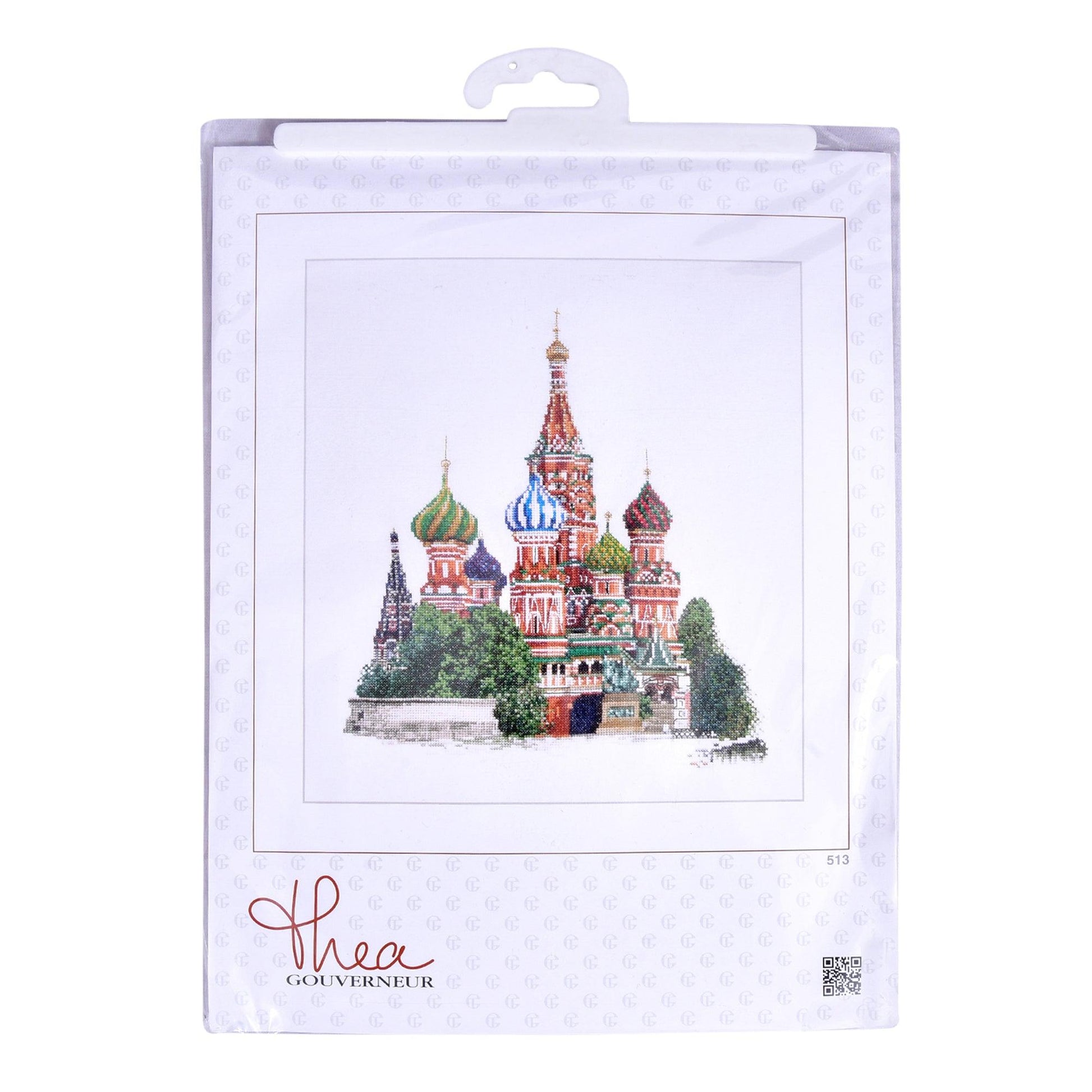 Thea Gouverneur - Counted Cross Stitch Kit - St. Basil's Cathedral Moscow Russia - Aida - 18 count - 513A - Thea Gouverneur Since 1959