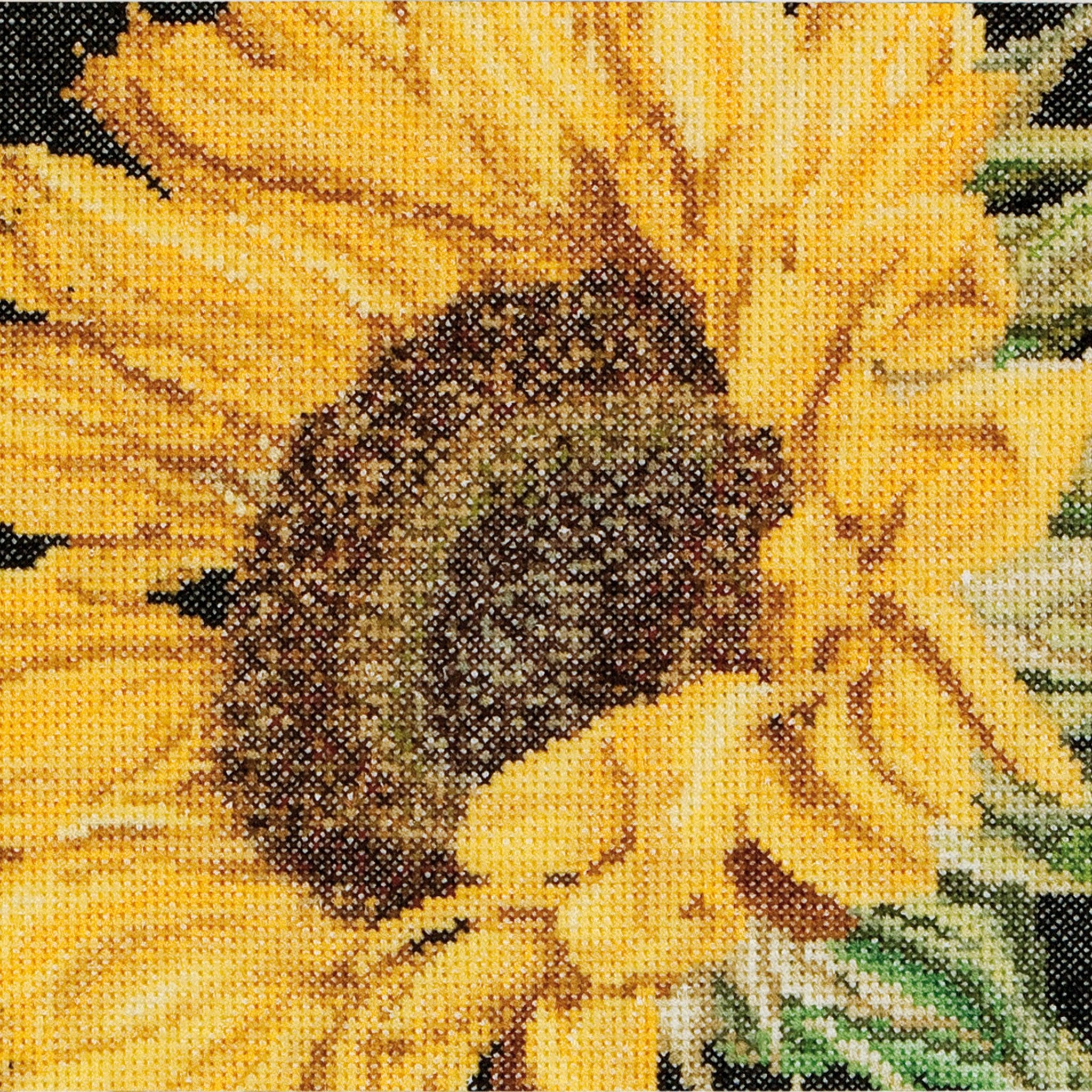 Thea Gouverneur - Counted Cross Stitch Kit - Sunflower - Aida - 18 count - 488A - Thea Gouverneur Since 1959