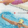 Thea Gouverneur - Counted Cross Stitch Kit - Swimming - Aida - 18 count - 3036A - Thea Gouverneur Since 1959