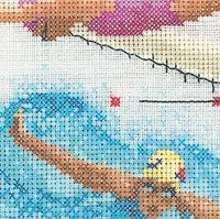 Thea Gouverneur - Counted Cross Stitch Kit - Swimming - Aida - 18 count - 3036A - Thea Gouverneur Since 1959