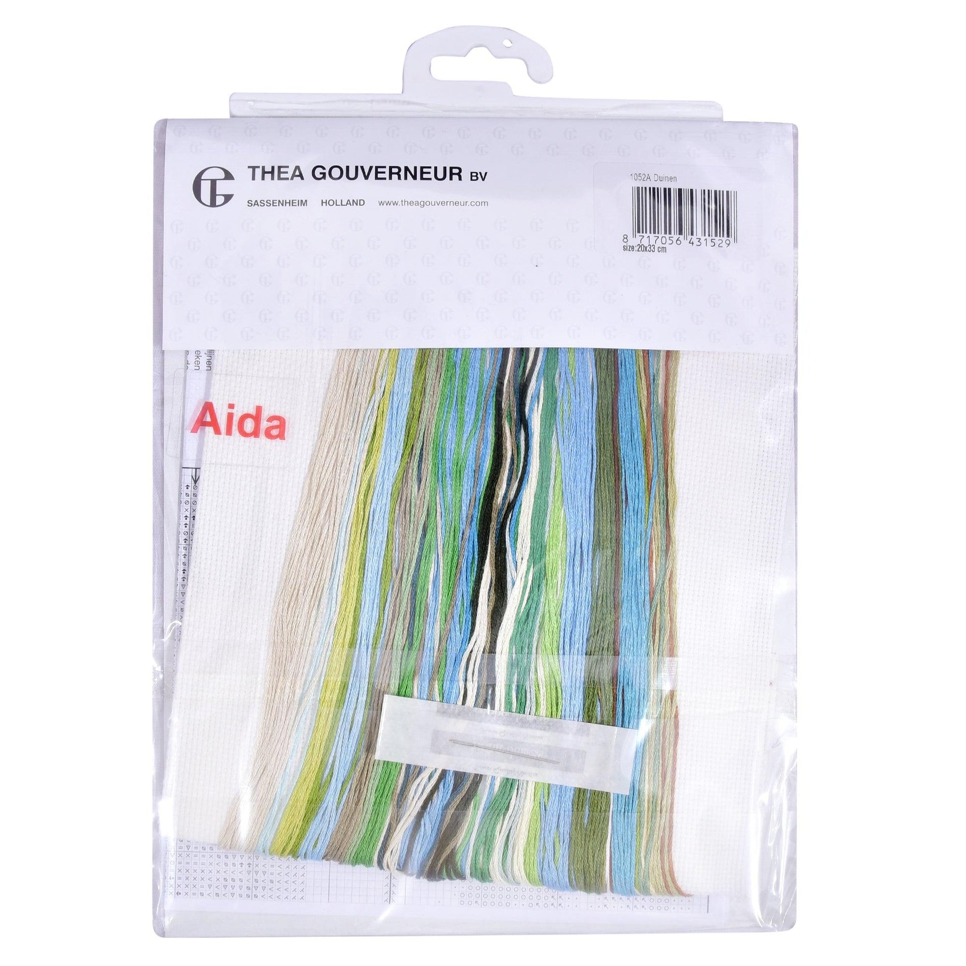 Thea Gouverneur - Counted Cross Stitch Kit - The Seashore - Aida - 16 count - 1052A - Thea Gouverneur Since 1959