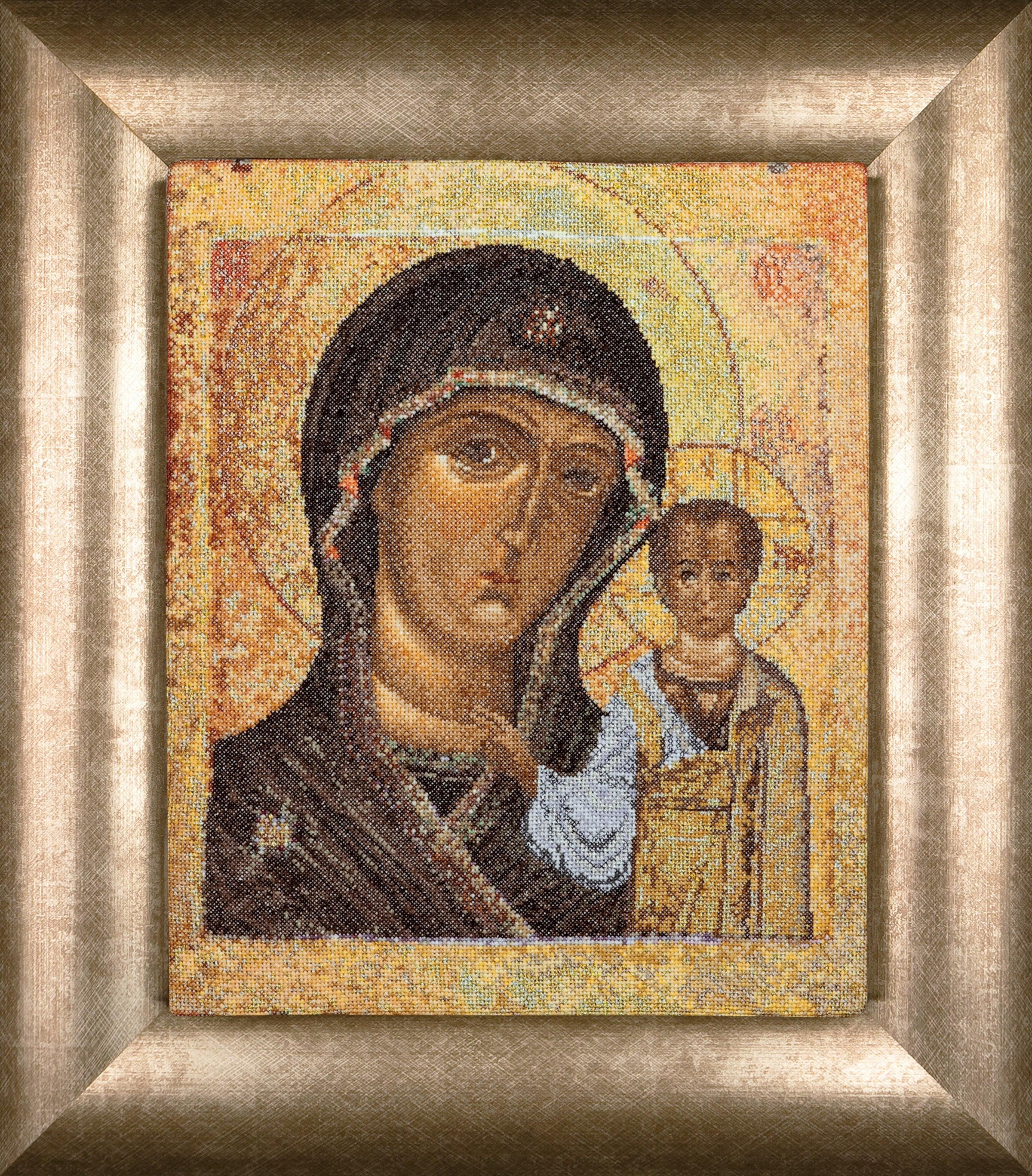 Thea Gouverneur - Counted Cross Stitch Kit - Virgin of Kazan Icon - Aida - 18 count - 477A - Thea Gouverneur Since 1959