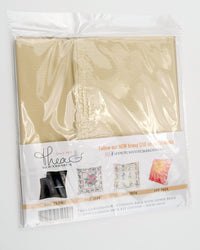 Thea Gouverneur Cushion Back Kit with Zipper - Beige - For any 16x16 Inch (40x40cm) Cushion- Cross Stitch Creations - Embroidery - 23.5999 - Thea Gouverneur Since 1959