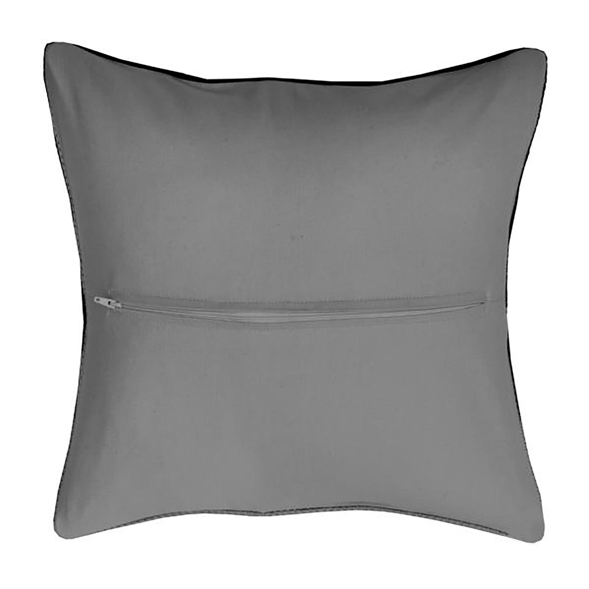Thea Gouverneur Cushion Back Kit with Zipper - Grey - For any 16x16 Inch (40x40cm) Cushion- Cross Stitch Creations - Embroidery - 23.5903 - Thea Gouverneur Since 1959